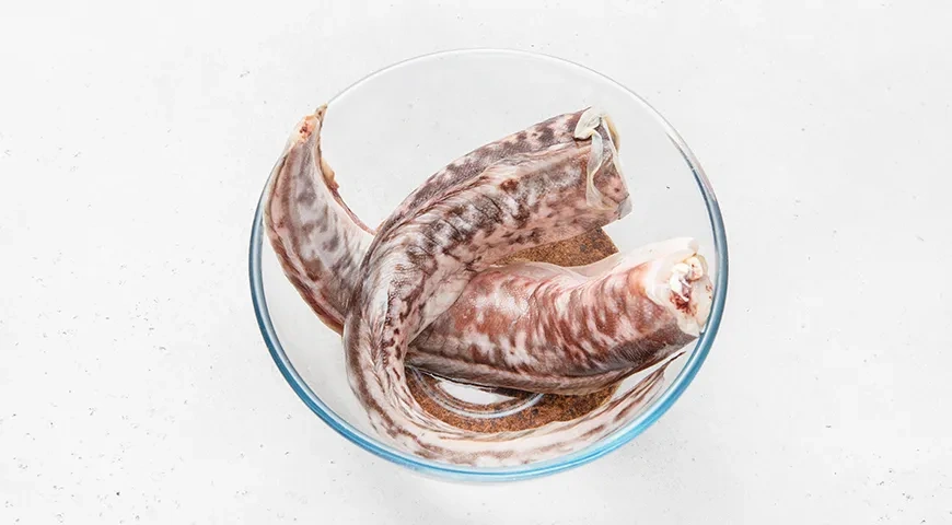 Жареная рыба конгрио: шаг 1