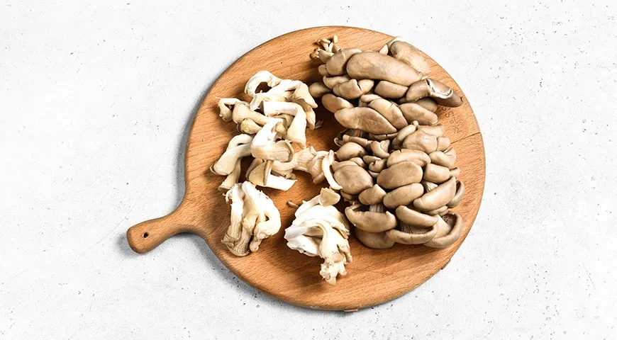 Жаренные вешенки на сковороде: шаг 1