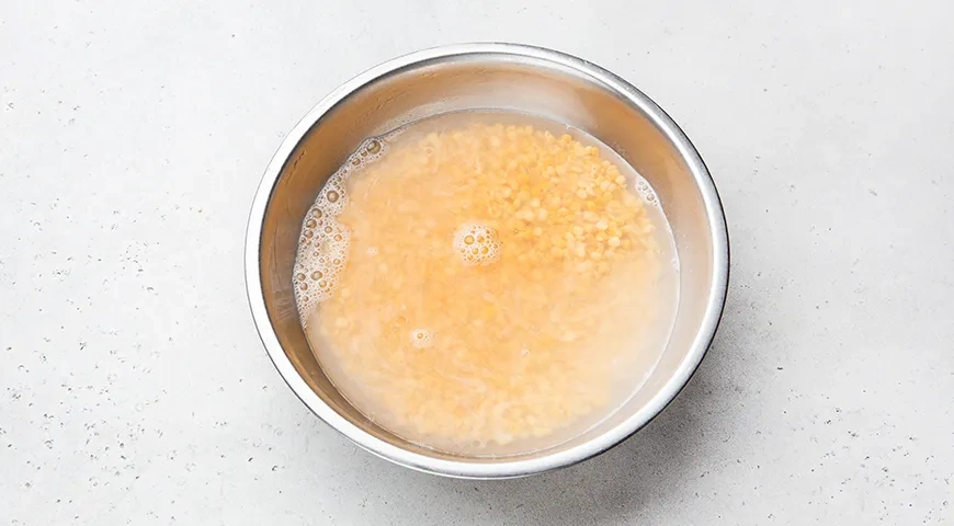 Жареный горох: шаг 1