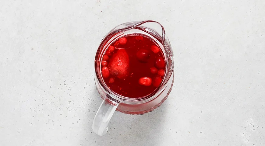 Желе из компота с желатином: шаг 1