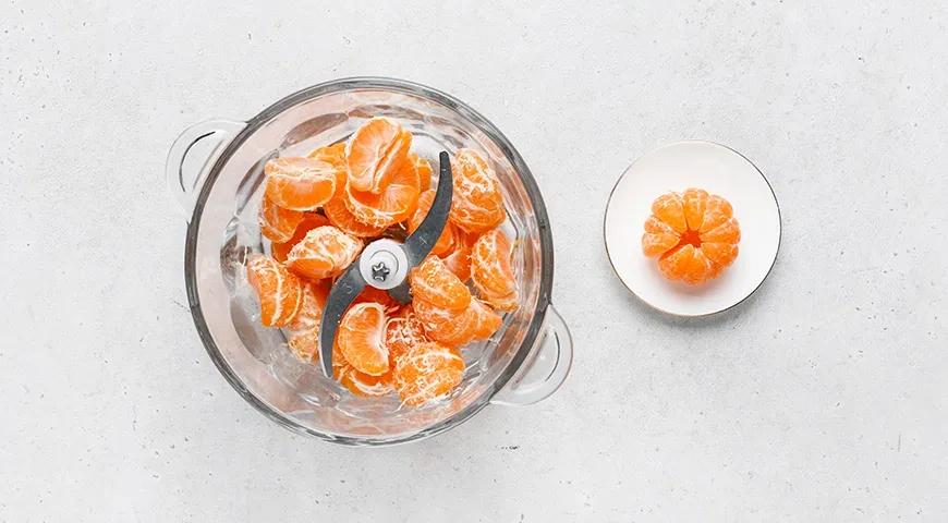 Желе с мандаринами: шаг 1