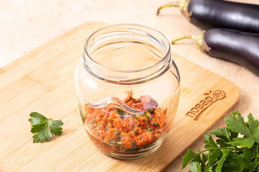 Шаг 10: Баклажаны по-грузински на зиму