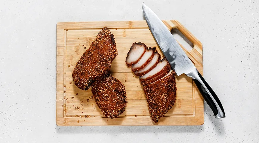 Бастурма из куриной грудки: шаг 10