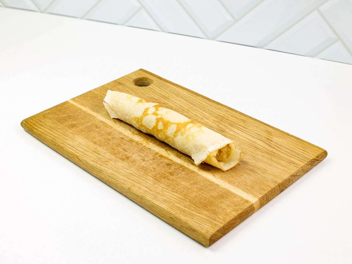 Шаг 10: Блинчики с яблоками и орехами