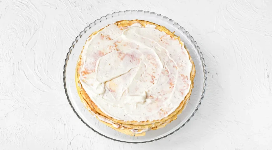 Блинный торт «Пломбир»: шаг 10