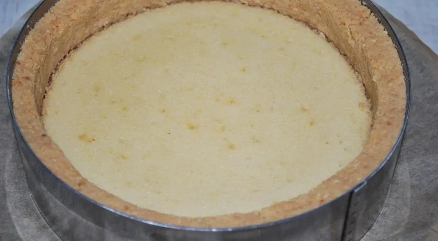 Чизкейк «Малина-Миндаль»: шаг 10