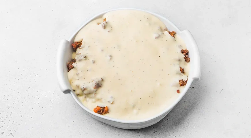 Цветная капуста в духовке с фаршем и сыром: шаг 10