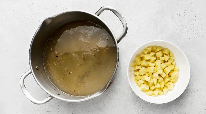 Домашний суп с чесночными галушками: шаг 10