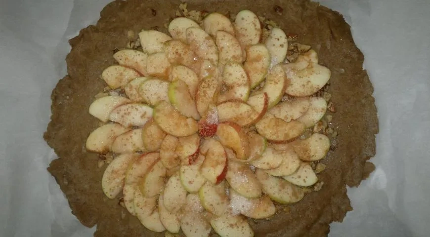 Галета с яблочно-ореховой начинкой: шаг 10