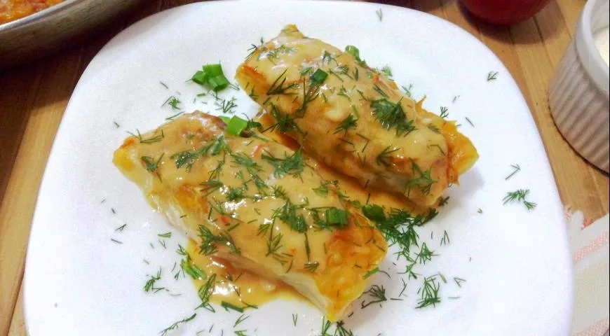 Голубцы, запеченные в духовке: шаг 10