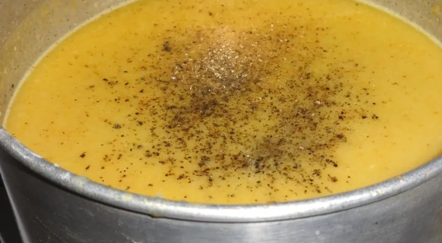 Горохово-овощной суп-пюре с сухариками: шаг 10