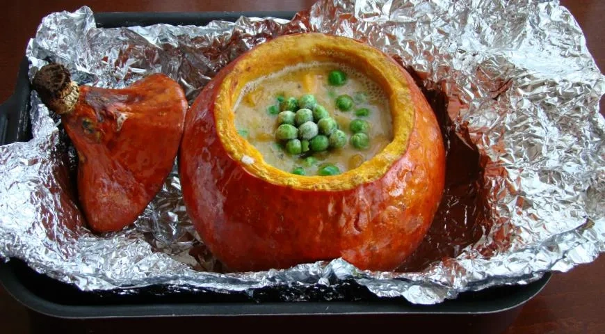 Гороховый суп Палитра осени: шаг 10