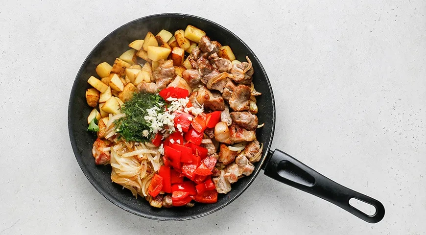 Горячая сковородка со свининой: шаг 10