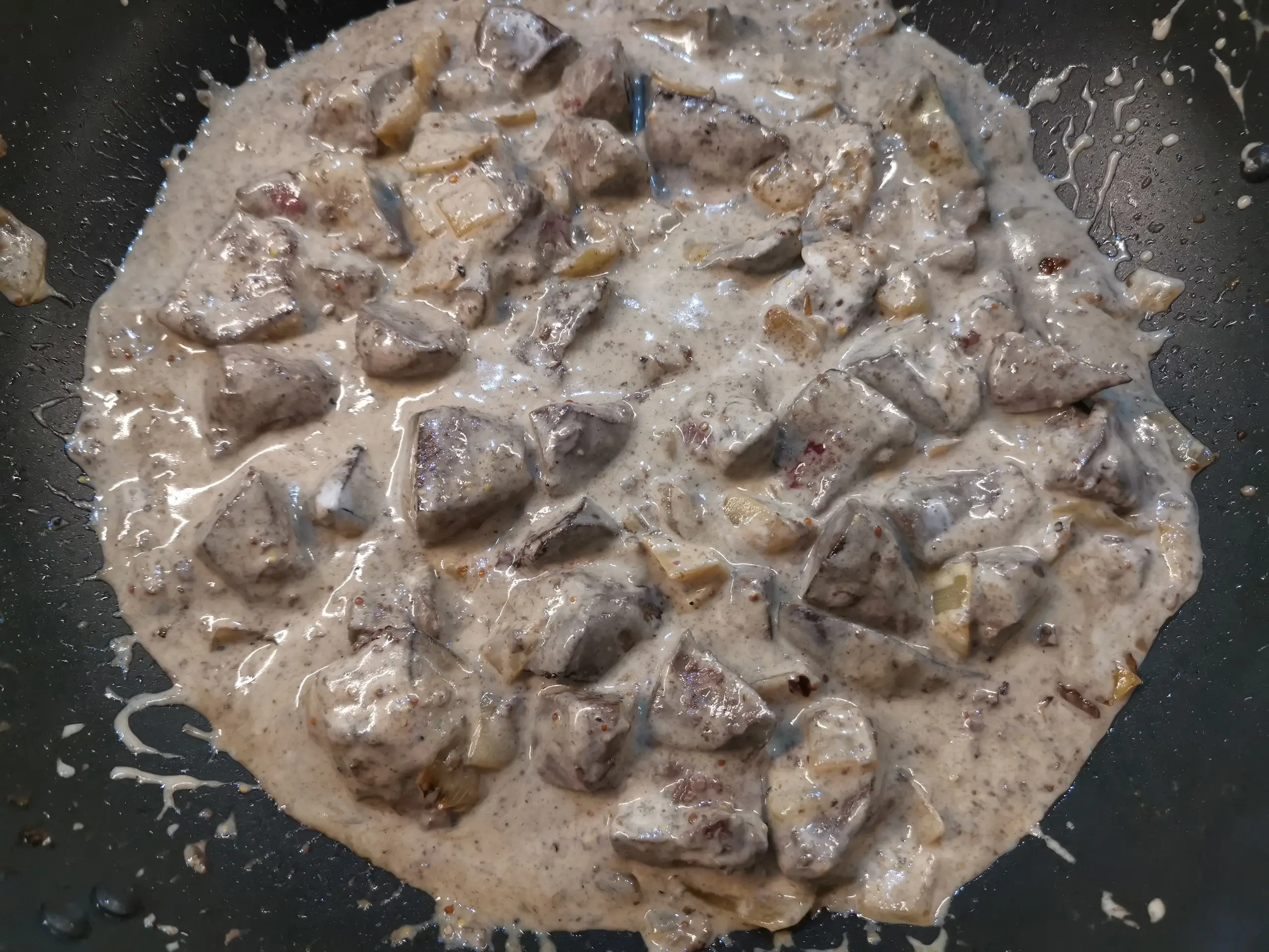 Шаг 10: Говяжья печень с луком