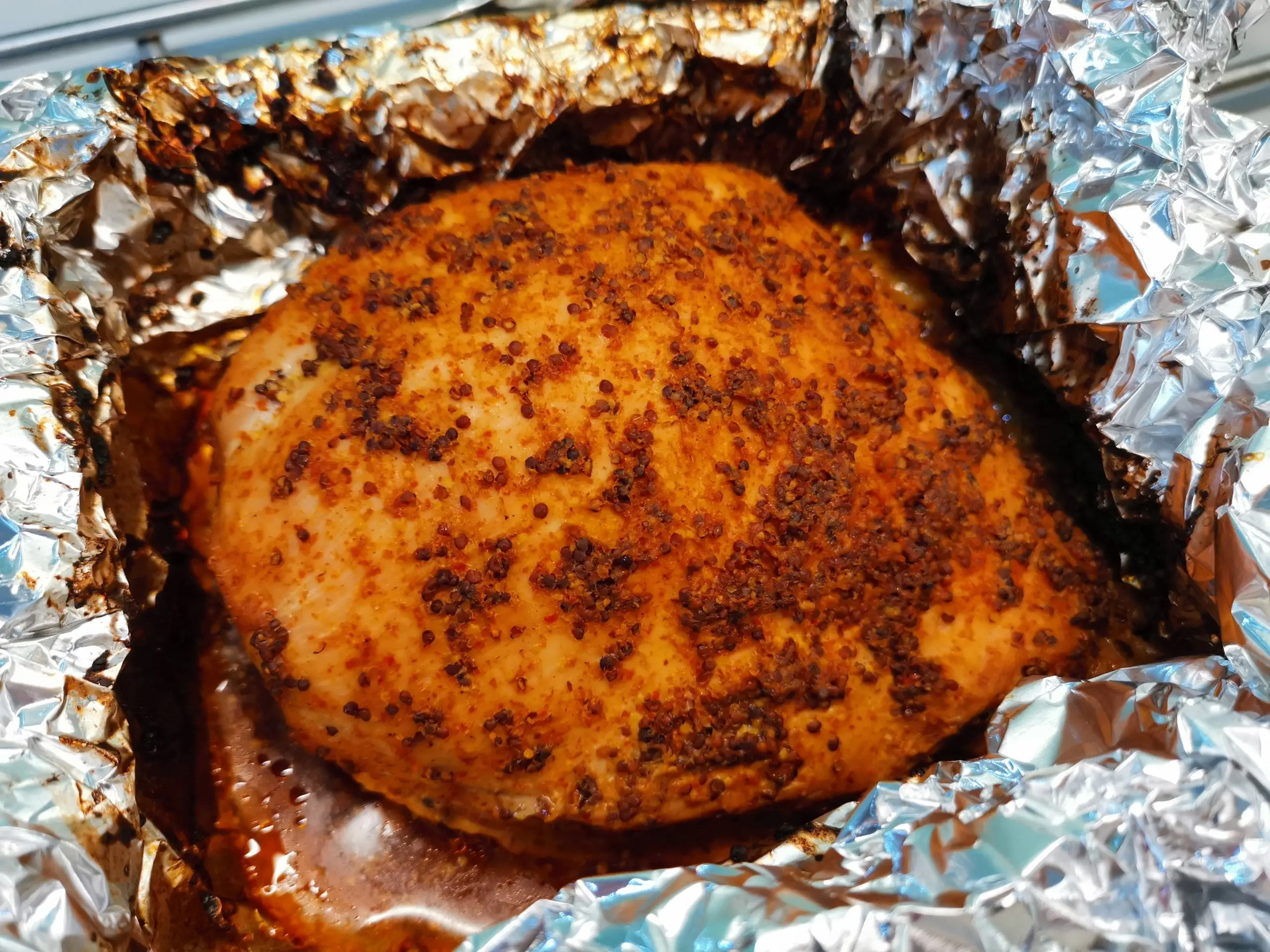 Шаг 10: Грудка индейки в фольге