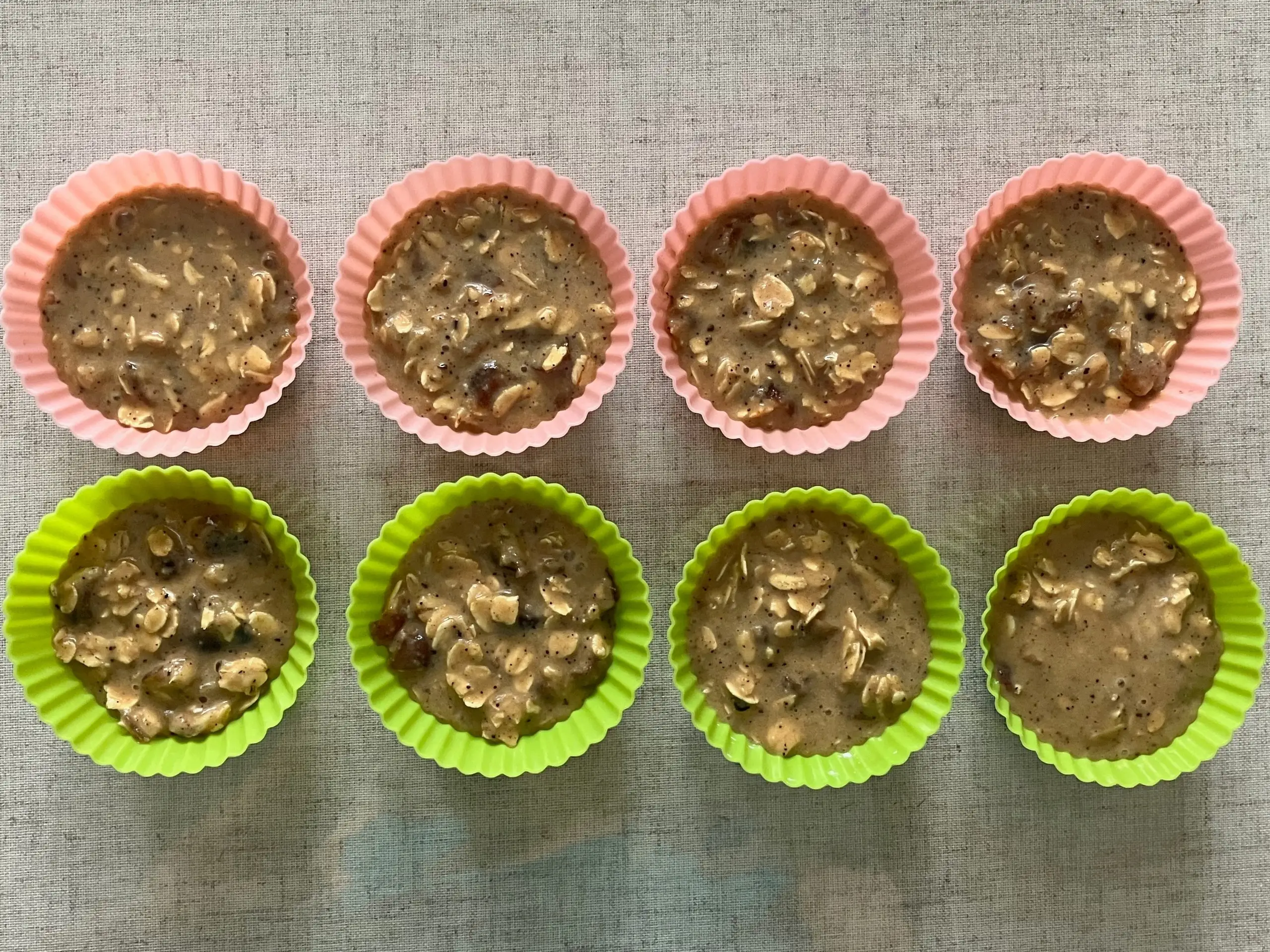 Шаг 10: Кофейно-овсяные ПП-кексы с финиками