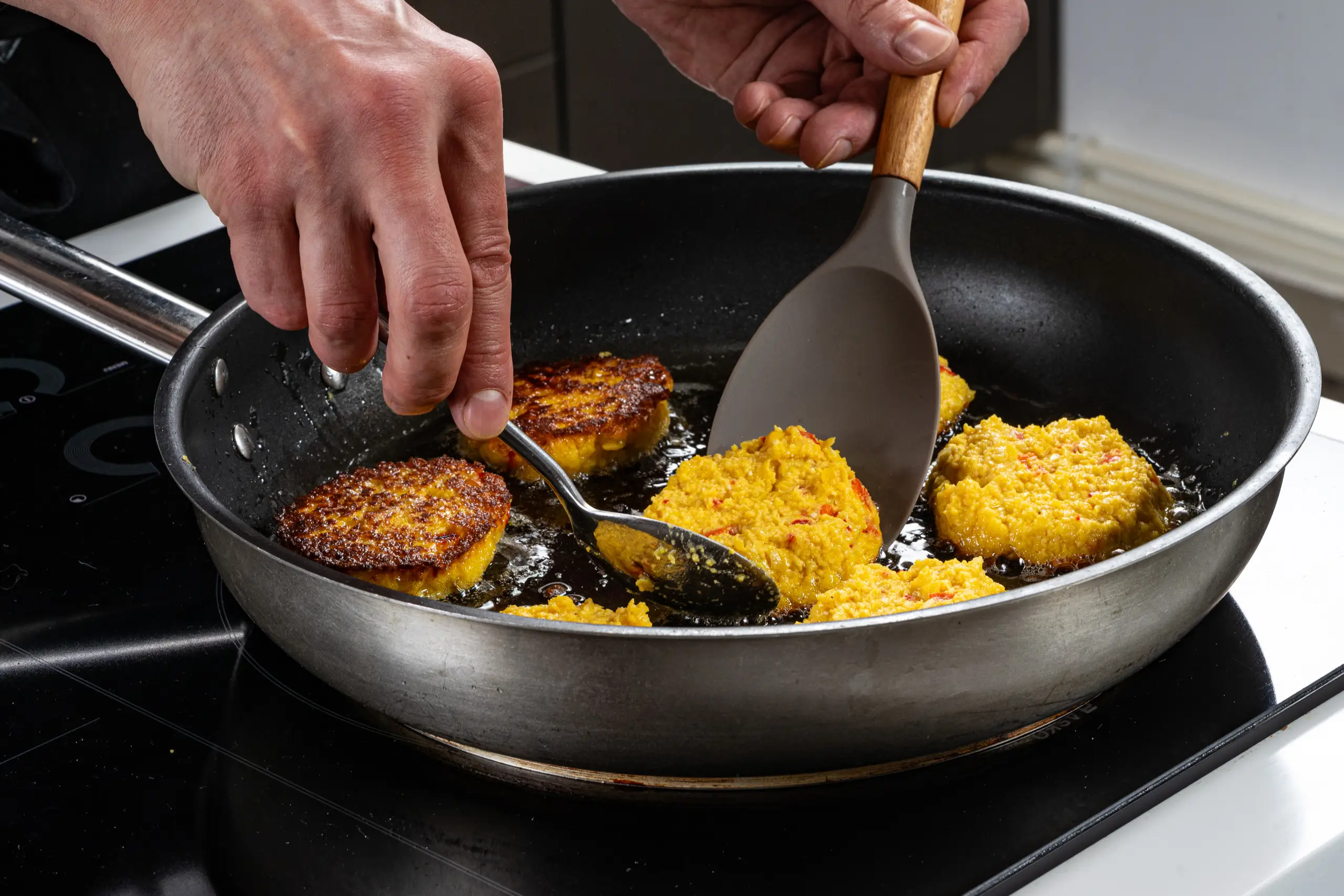 Шаг 10: Кукурузные котлеты