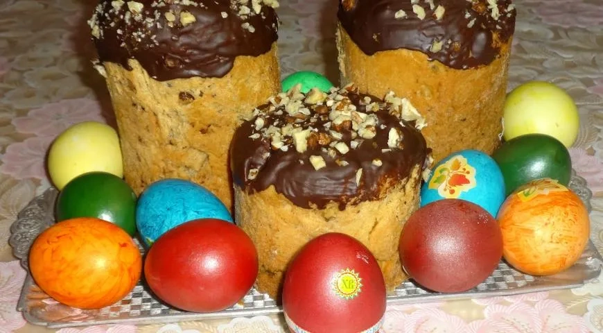 Куличи ореховые: шаг 10