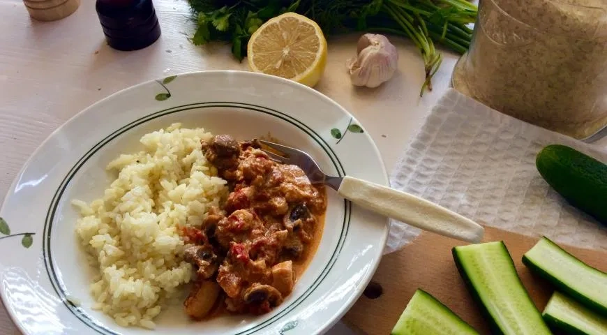 Курица в сливочно-томатном соусе: шаг 10