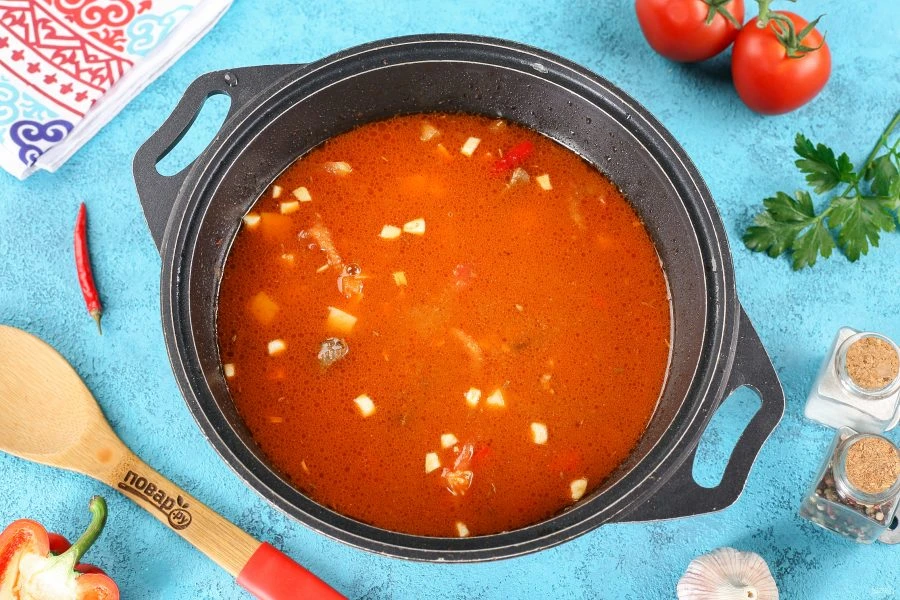 Шаг 10: Лагман классический