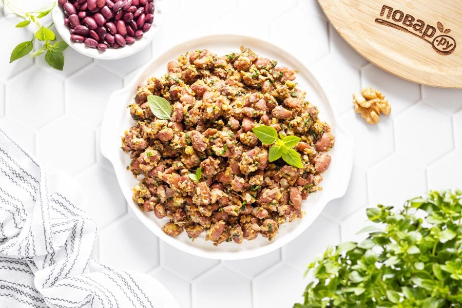 Шаг 10: Лобио из красной фасоли классический рецепт