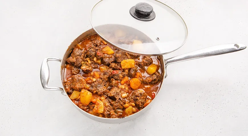 Мексиканское рагу с мясом, овощами и фасолью: шаг 10