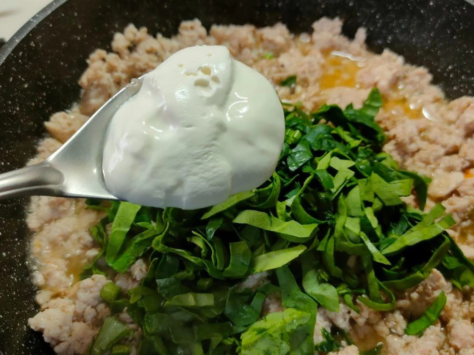 Шаг 10: Мясная начинка для блинов