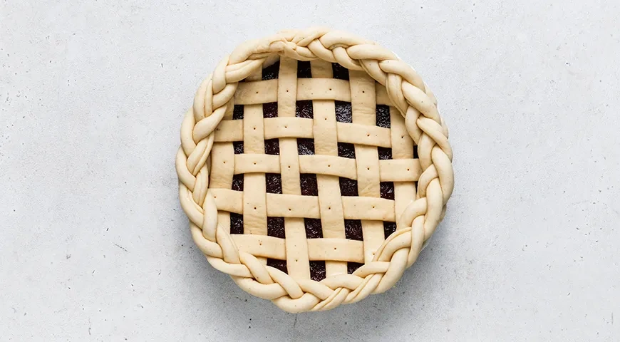 Открытый пирог с повидлом «Мамин»: шаг 10