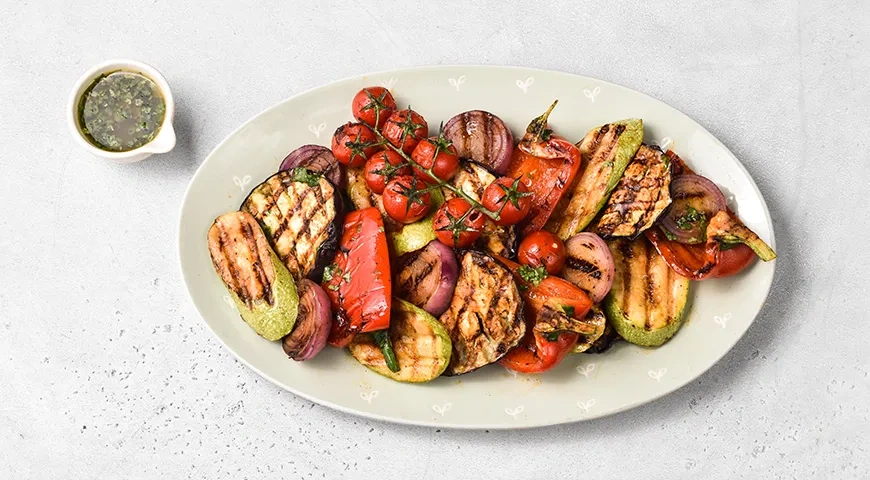 Овощи на электрогриле: шаг 10