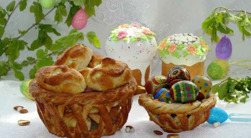 Пасхальная съедобная корзина: шаг 10