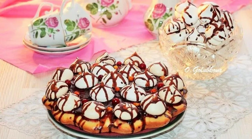 Пирог "Муравейник" с безе и джемом "Махеевъ" к 8 марта: шаг 10