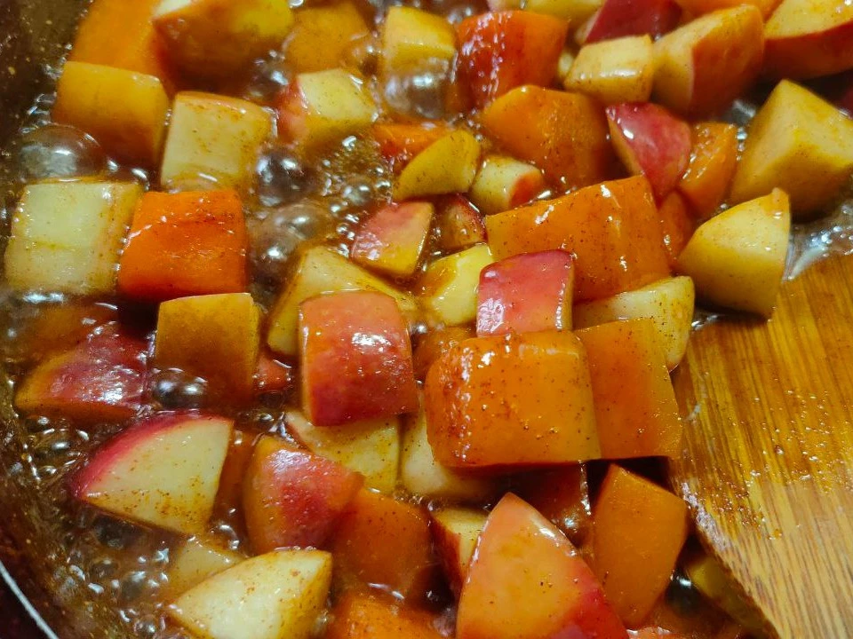 Шаг 10: Пирог с яблоками и тыквой