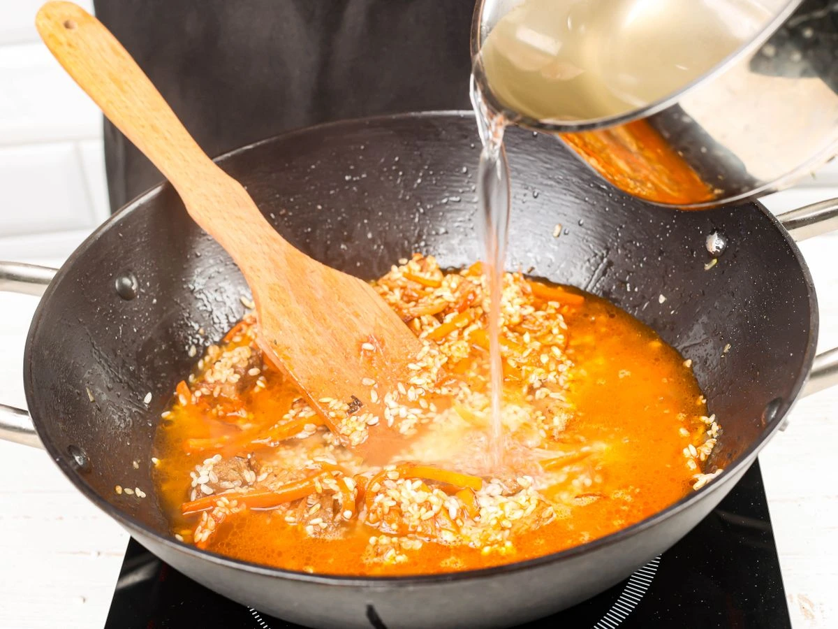 Шаг 10: Плов с говядиной