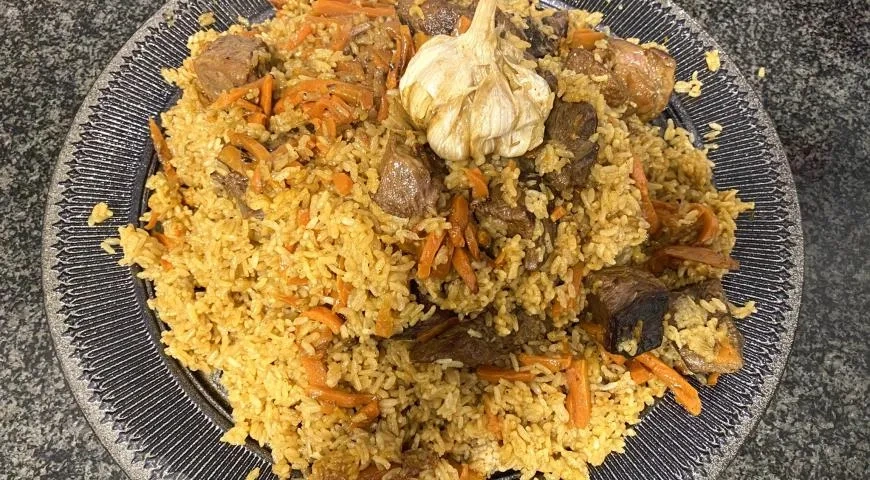 Рассыпчатый плов в казане: шаг 10