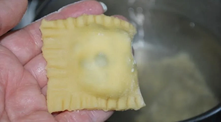 Равиоли с зеленым горошком и мятой: шаг 10