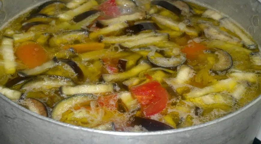 Рисовый суп с овощами: шаг 10