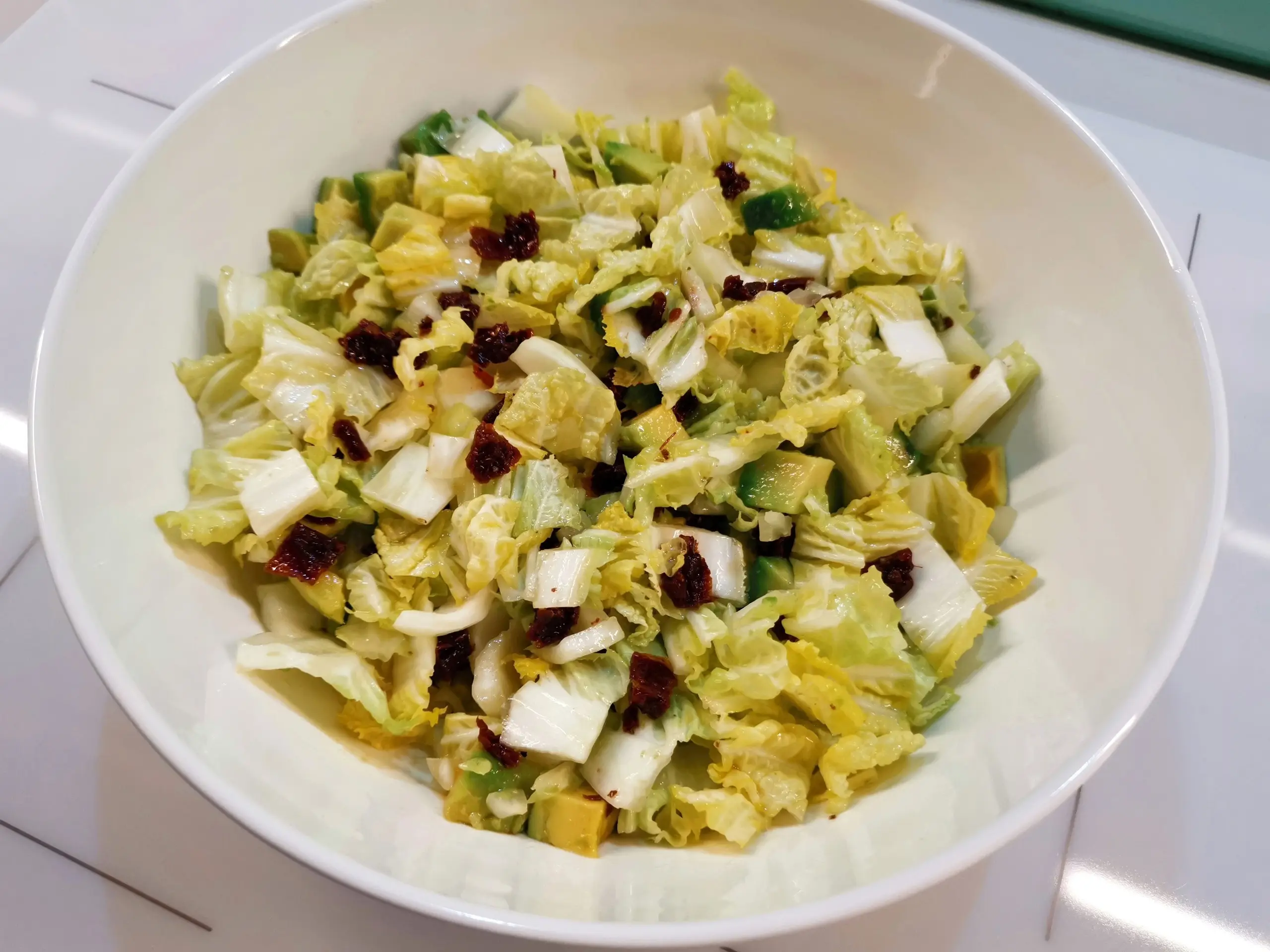 Шаг 10: Салат с вялеными помидорами