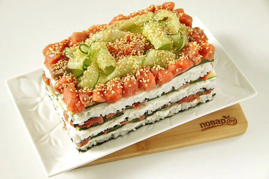 Шаг 10: Салат "Суши"