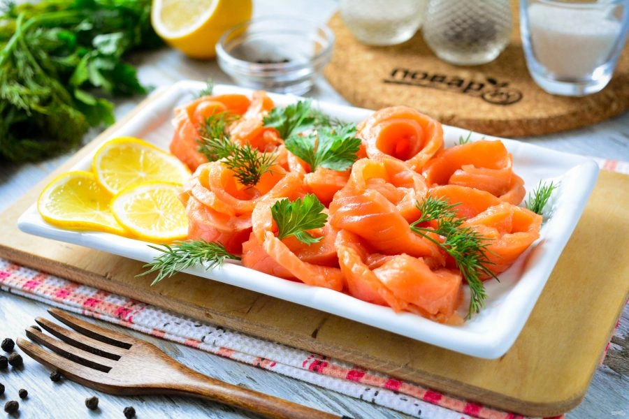 Шаг 10: Соленая красная рыба