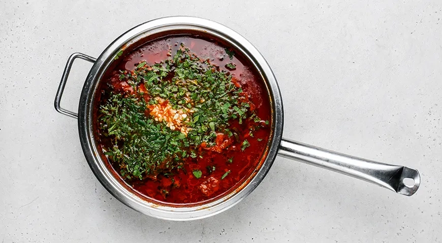 Солянка по-грузински: шаг 10