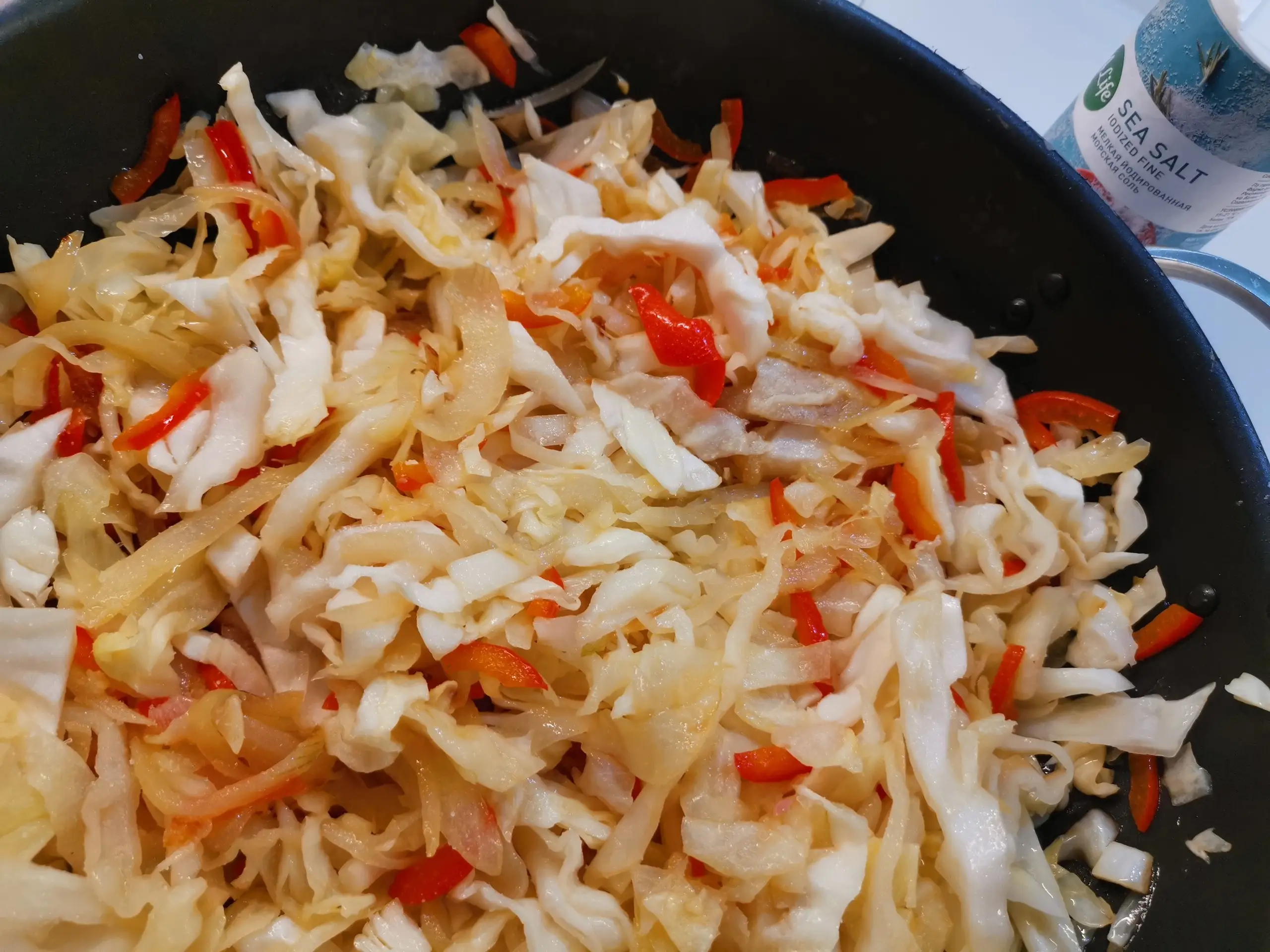 Шаг 10: Солянка с сосисками