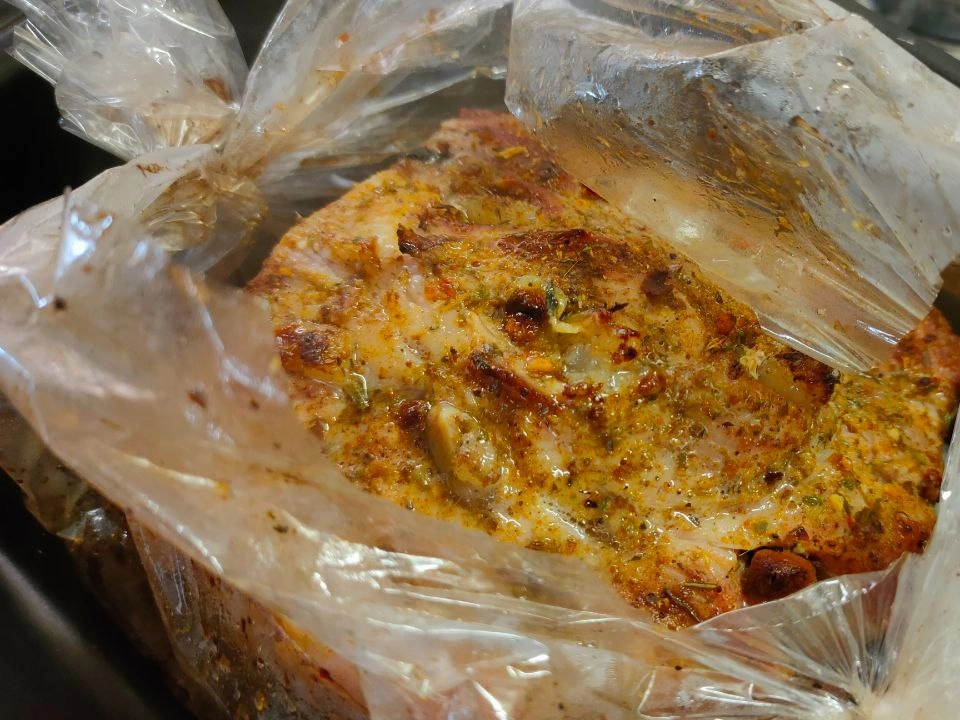 Шаг 10: Свинина в духовке с грибной подливкой