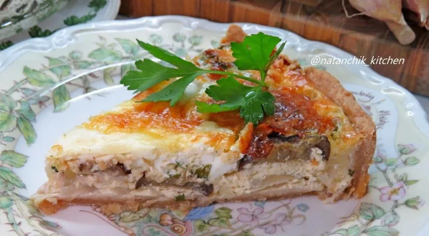 Тарт с баклажанами: шаг 10