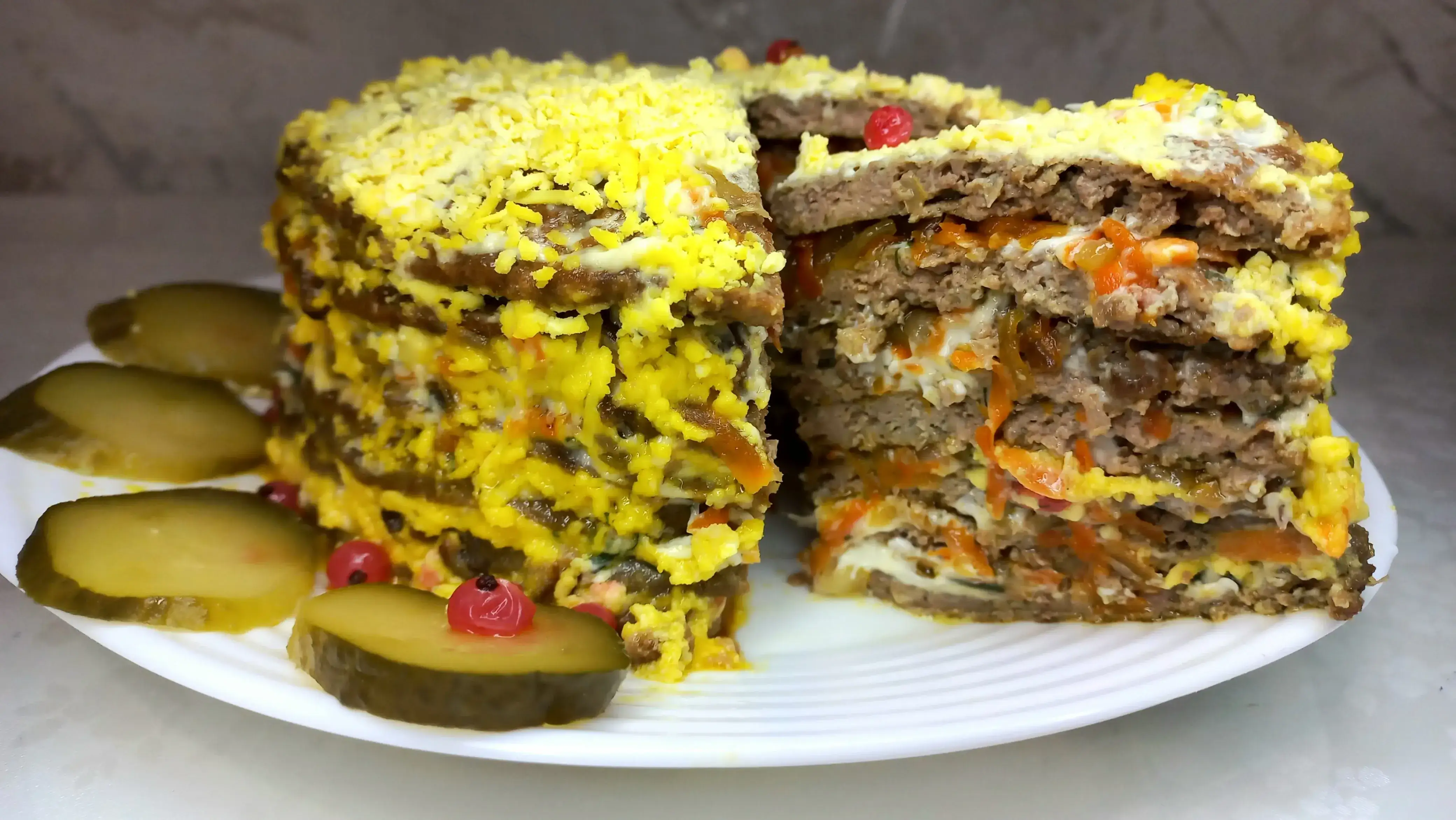 Торт из куриной печени: шаг 10