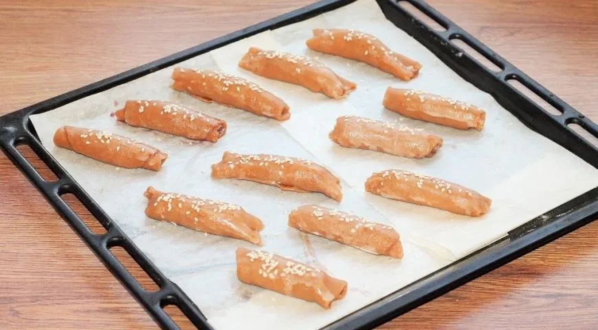 Трубочки с фруктовой начинкой "Махеевъ" к 8 марта: шаг 10