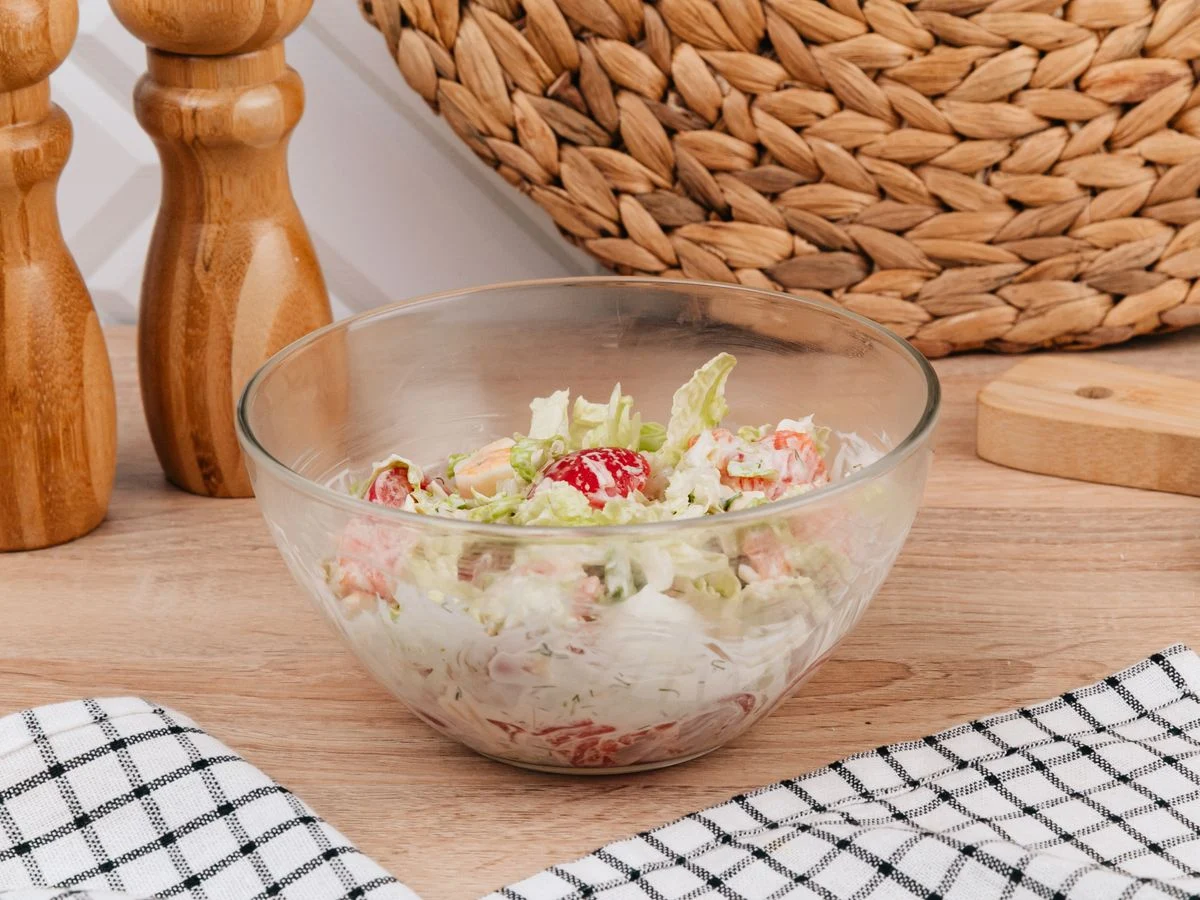 Шаг 10: «Цезарь» с лососем