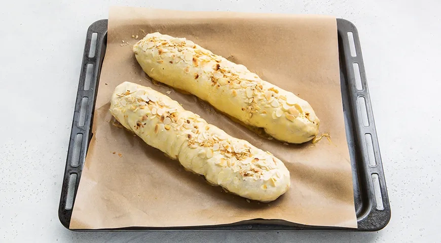 Яблочный штрудель из слоеного теста: шаг 10