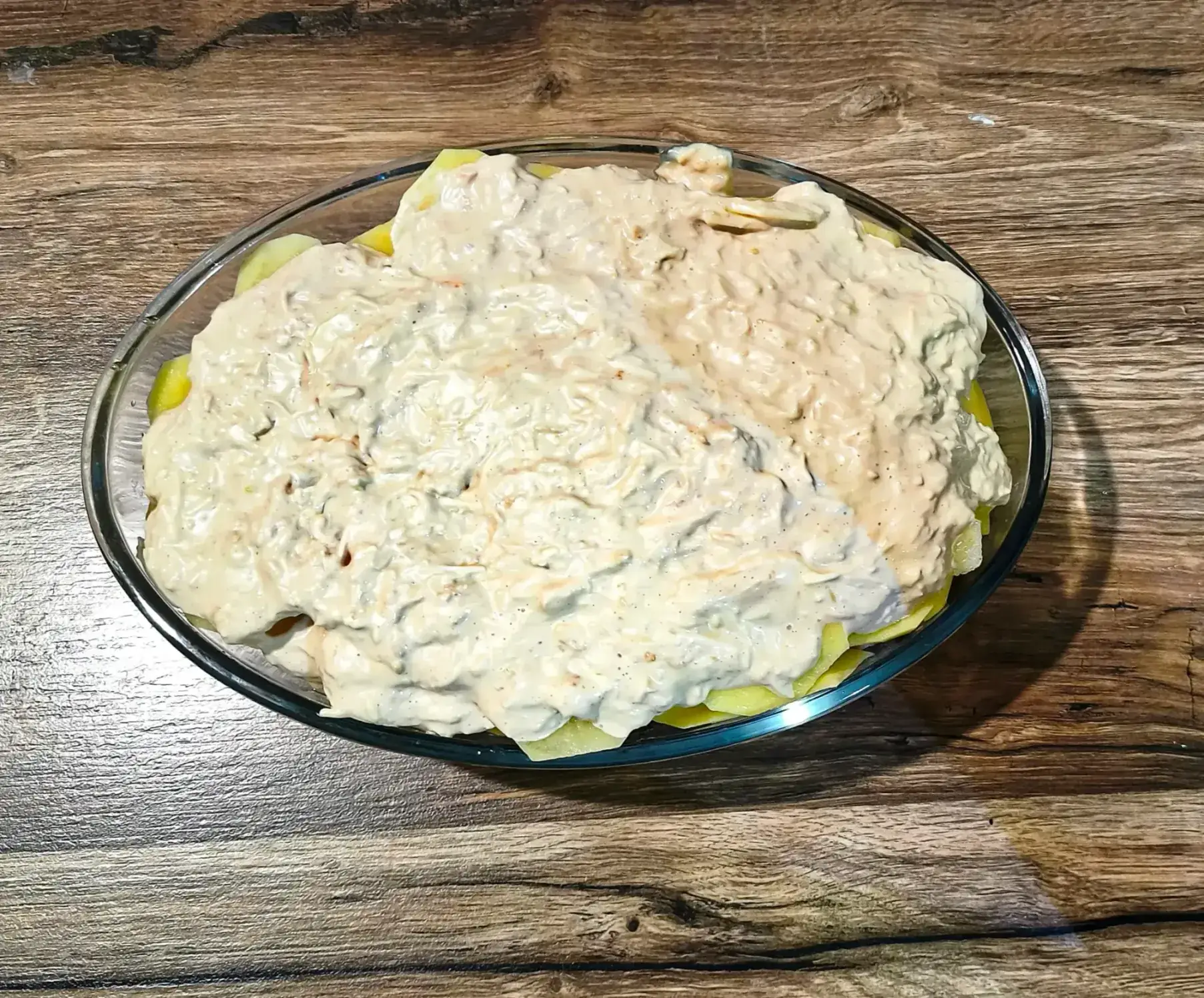 Запечённый картофель с грибами в духовке: шаг 10