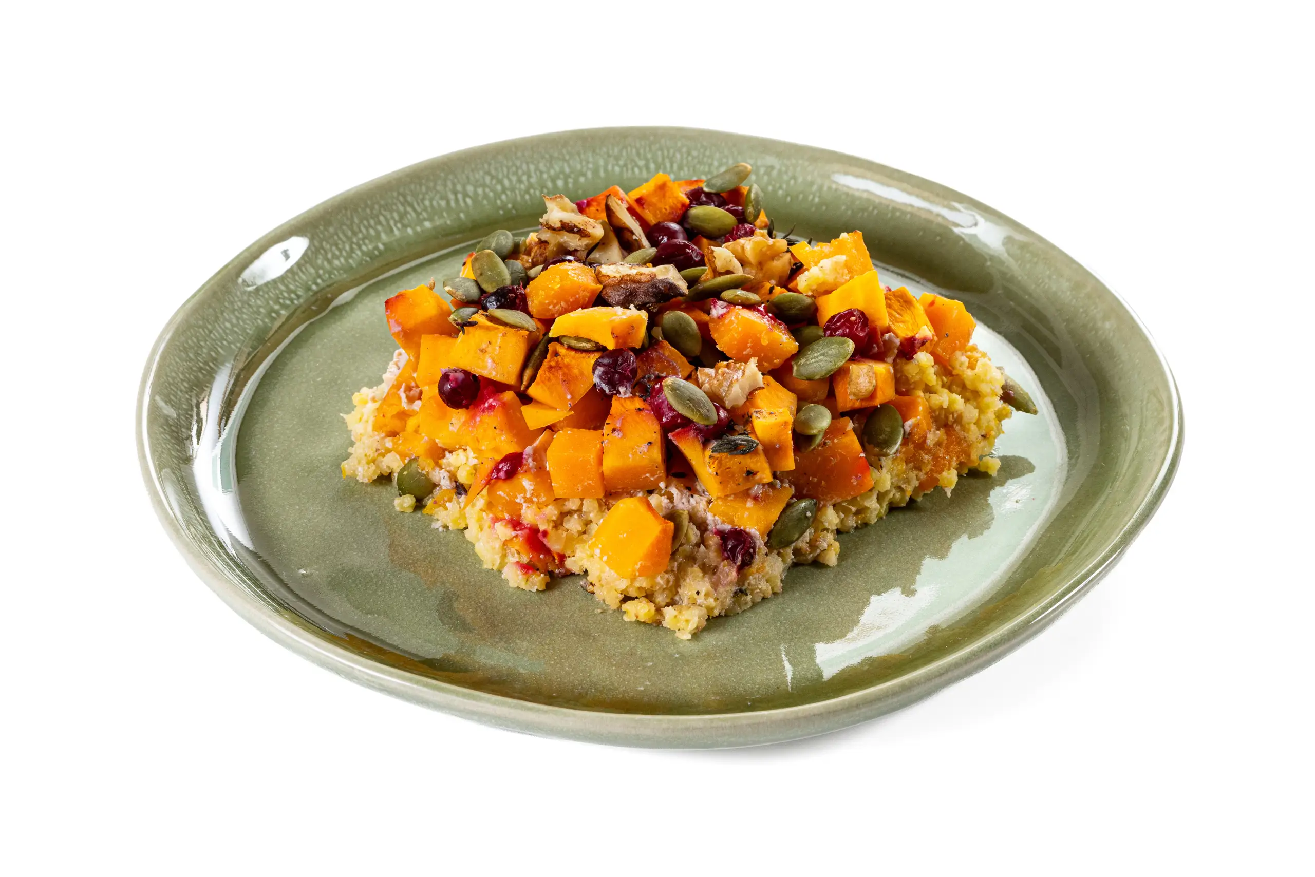 Шаг 10: Запеканка из тыквы с клюквой