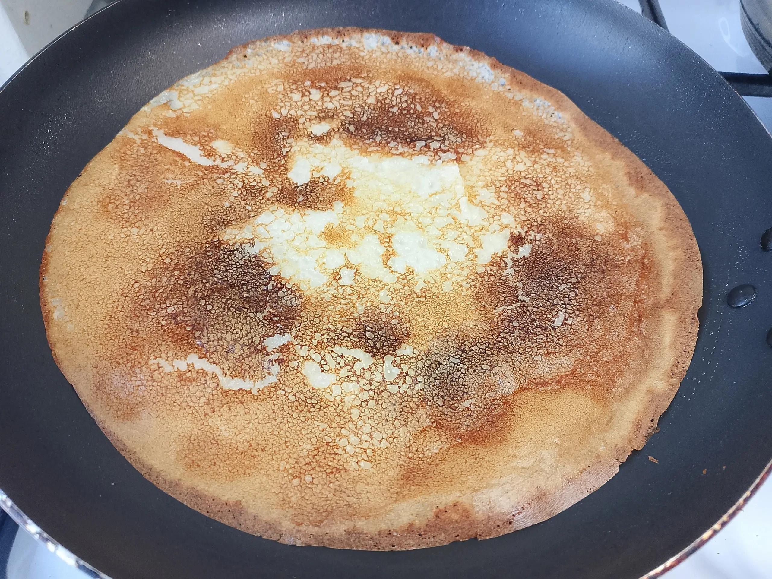 Шаг 10: Заварные блины на кефире